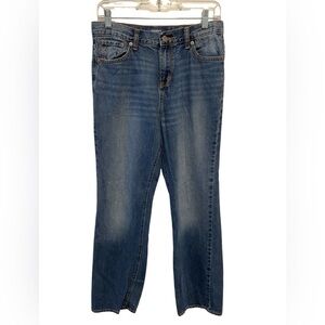 Old Navy Boys Boot Cut Medium Denim Jeans Adjustable Waist Size 16 Regular